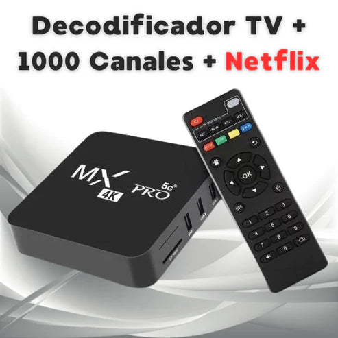 Decodificador TVMax® - Canales ilimitados en tu TV