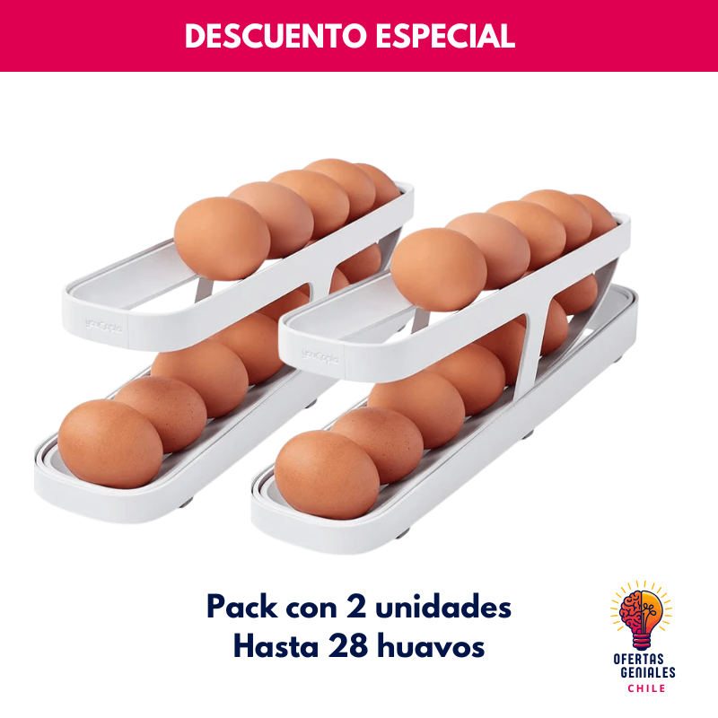 Combo con 2 Dispensadores para hasta 14 Huevos cada